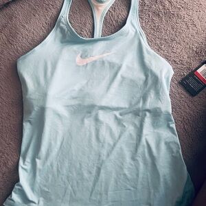 Nike dry fabric moves sweat from your skin.Helps you stay dry.